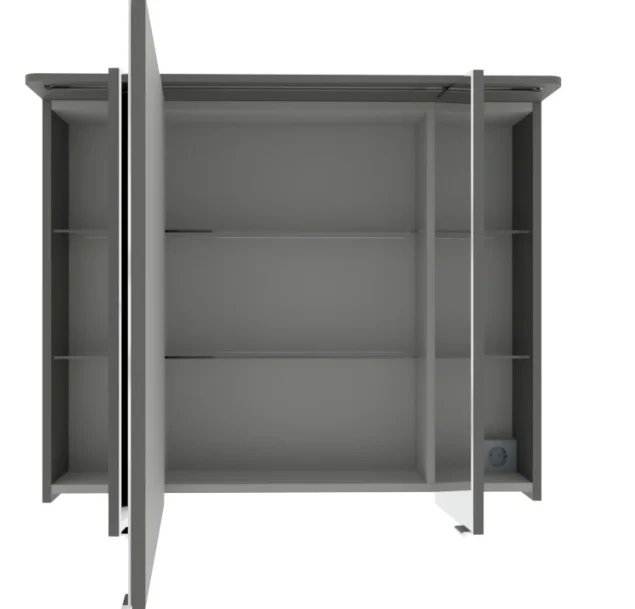 Pelipal 4005 Spiegelschrank mit LED-Kranzbeleuchtung 90 cm breit - Ansicht 2