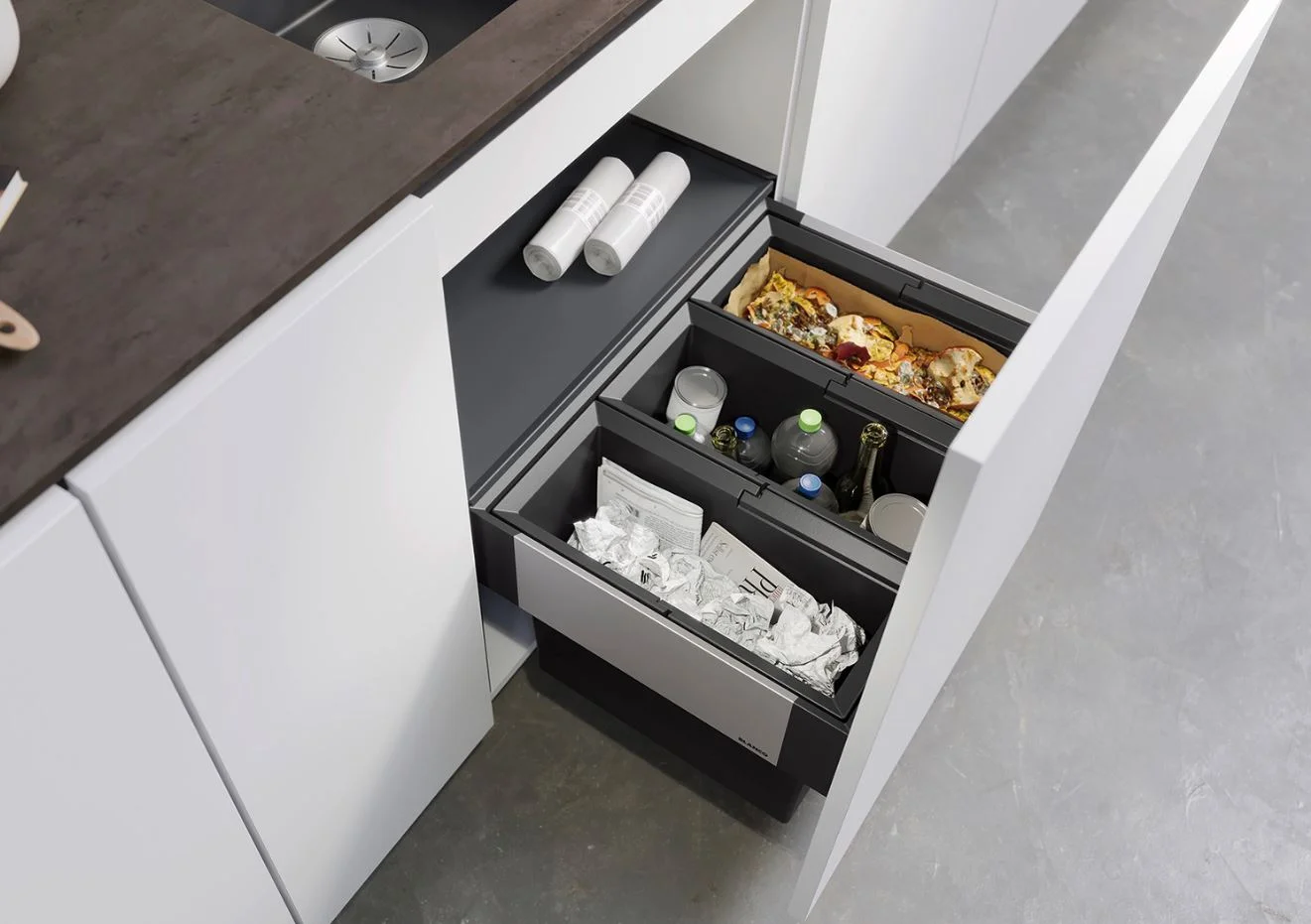 Blanco SELECT II 60/3 Orga  / Abfallsystem