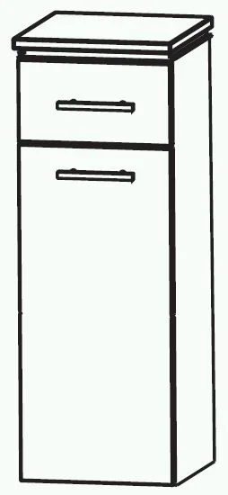 Puris Cool Line Highboard 30 cm HBA553A5W - Ansicht 2