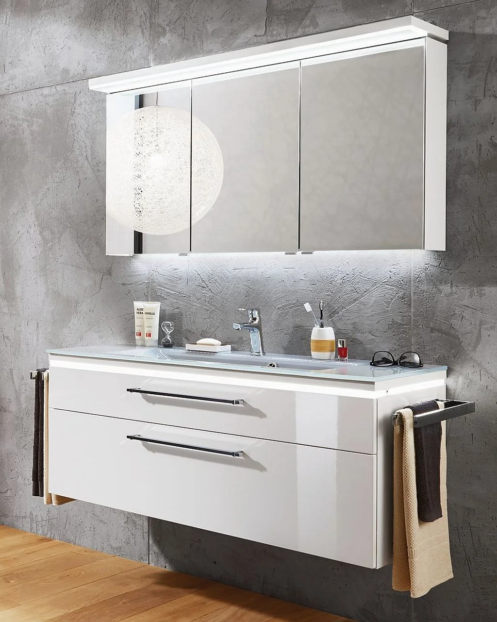Puris Cool Line Spiegelschrank 120 cm - Serie B - Ansicht 6
