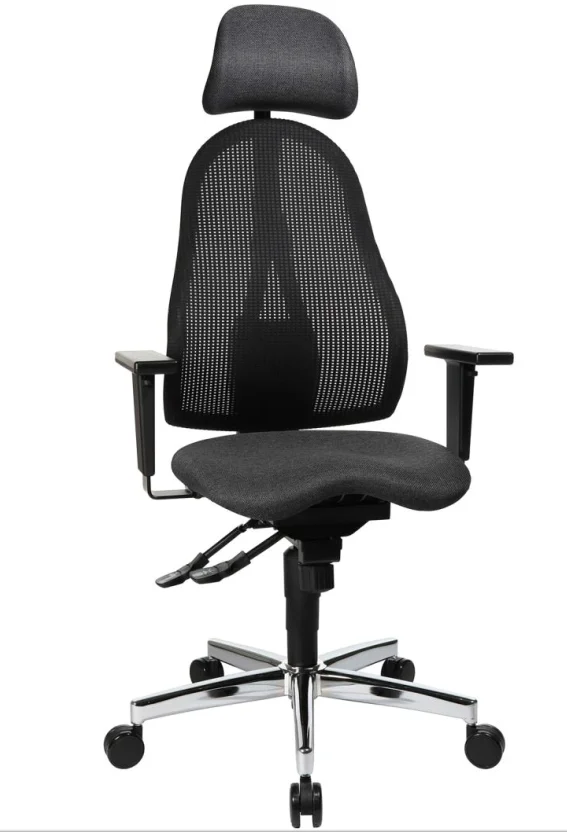 Topstar Bürostuhl Sitness Profi 650 mit Armlehen Fußkreuz Stahl SK549LDC