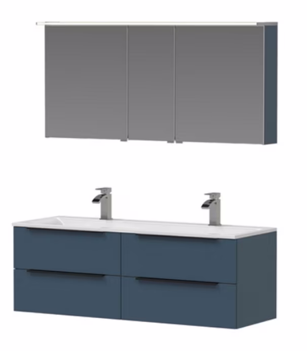 Puris Star Line Badmöbel Set mit Doppelwaschtisch - 120 cm - Ansicht 8