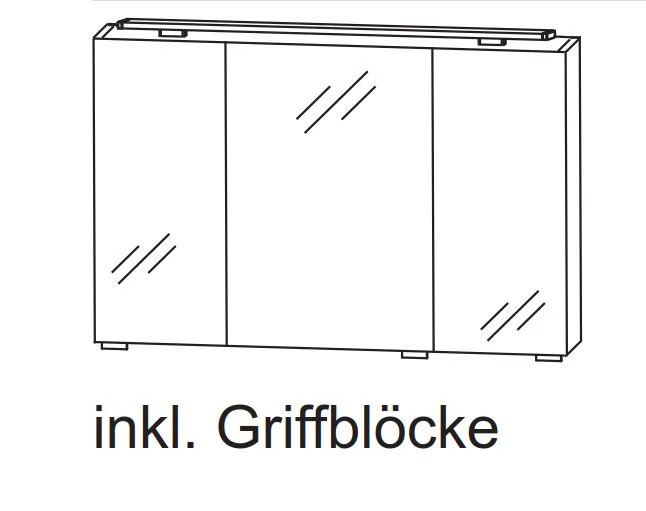 Puris Protection1 - Spiegelschrank Serie B S2A437S10 / 70 cm - Ansicht 3