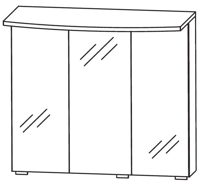 Puris Vuelta Spiegelschrank 70 cm S2A437S 2 / S2A437SF2 - Ansicht 2