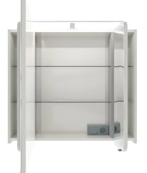 Pelipal 4005 Badmöbel Set mit Spiegelschrank mit Aufsatzleuchte - 92 cm - Ansicht 9