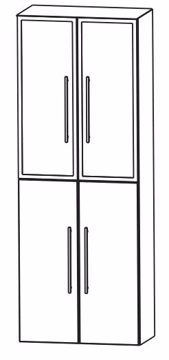 Puris Fine Line Hochschrank 60 cm HNA03615 - Ansicht 2
