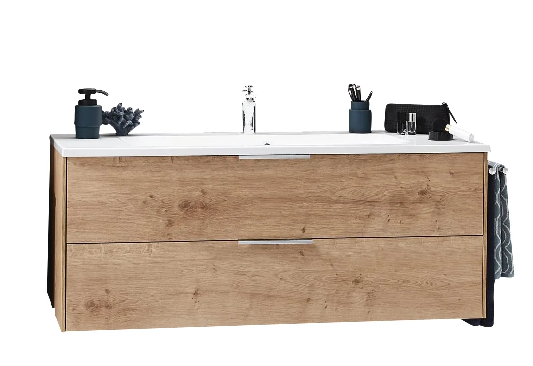 Puris d.light Waschtisch mit Unterschrank 123,2 cm breit SETDL12 1