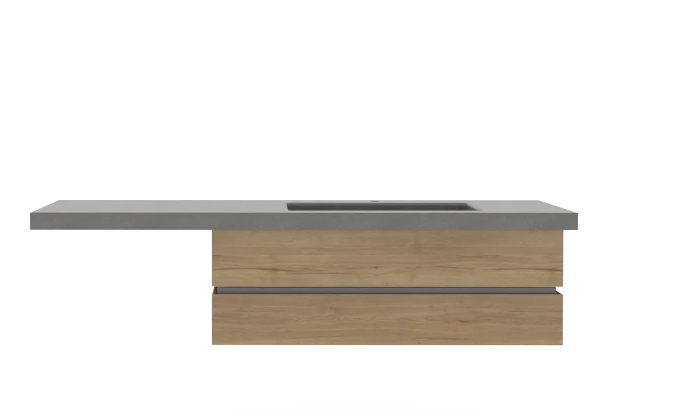 Thielemeyer Fresh Massivholz Badmöbelset 800471/ 801471 - 177 cm - Ansicht 6