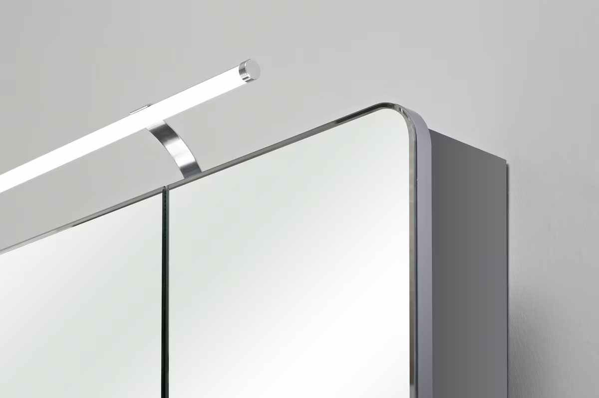 Pelipal 4005 Spiegelschrank 120 cm mit LED-Aufsatzleuchte - Ansicht 2