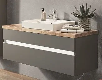 b.essence Set - Waschtisch mit Unterschrank - 120 cm breit