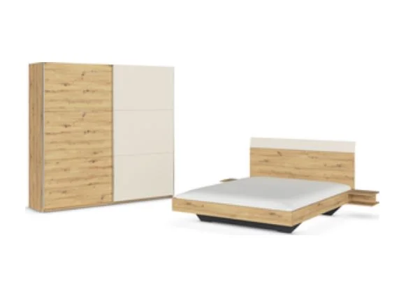 Rauch Blue Monza Schlafzimmerset inkl. Schwebetürenschrank - Ansicht 3