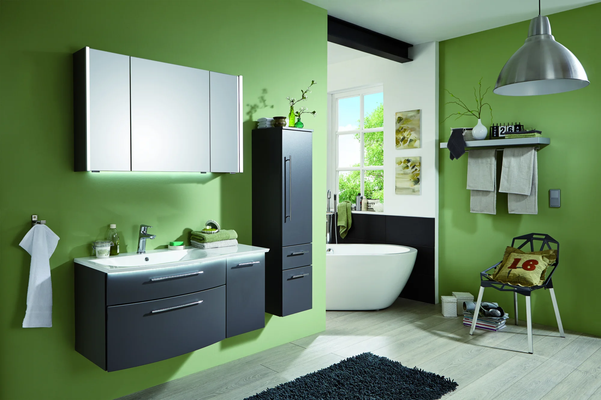 Puris Linea Spiegelschrank 100 cm S2A431079 Serie B - Ansicht 3