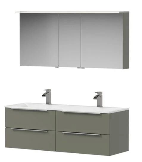 Puris Star Line Badmöbel Set mit Doppelwaschtisch - 120 cm - Ansicht 4