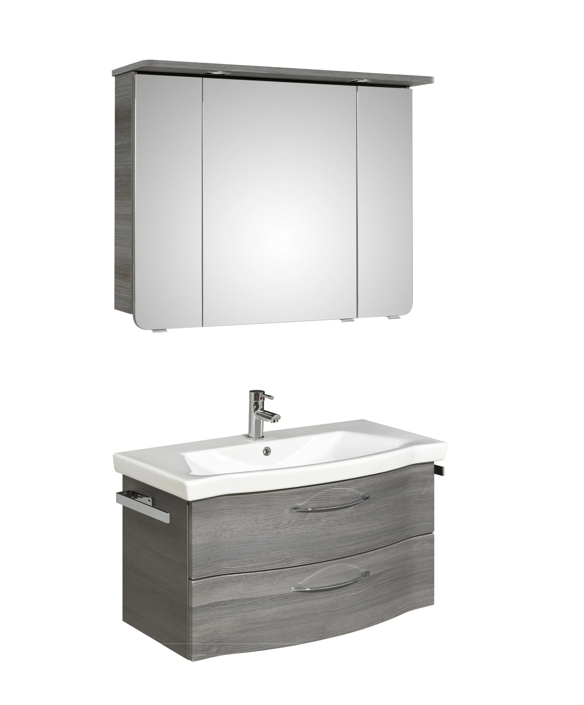 Pelipal 6005 Spiegelschrank 90 cm AG-SPS 03 - Ansicht 4