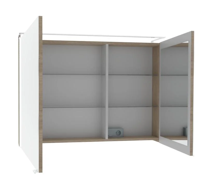 Marlin Bad 3250 Bad-Spiegelschrank 100 cm breit SAD10L / SAD10R - Ansicht 2