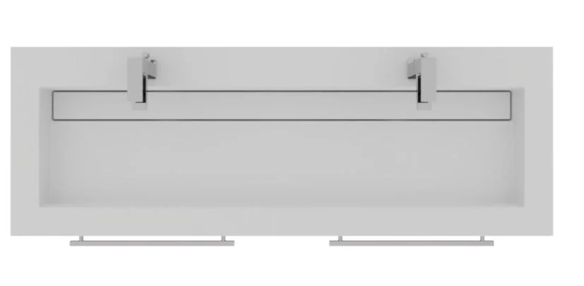 Stoneplus Doppelwaschtisch 140 cm