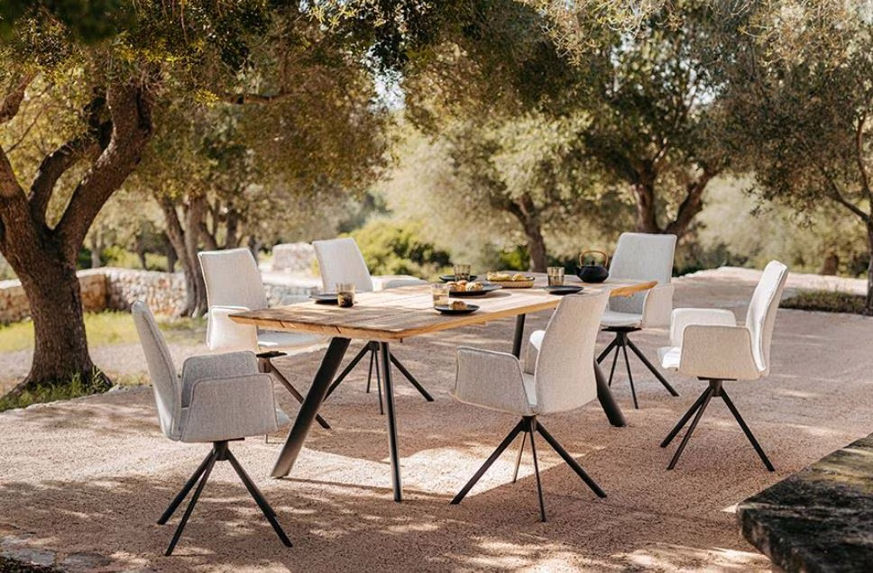 Niehoff Garden Esstisch Valletta - Gestell Aluminium Anthrazit / G890-262-061