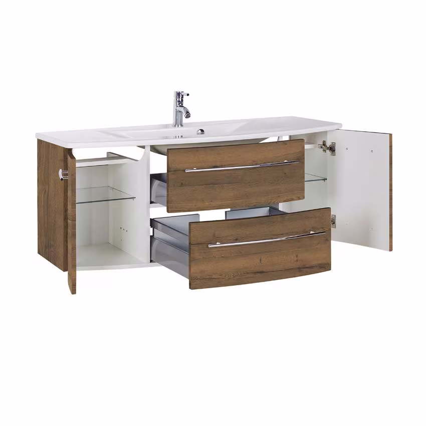 MARLIN 3040city Waschtisch-Set 120 cm - Keramik - Ansicht 2