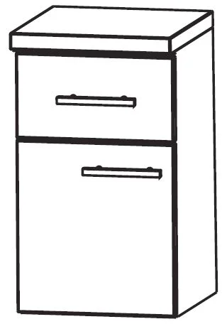 Puris Crescendo Unterschrank 40 cm UNA324A7M - Ansicht 2