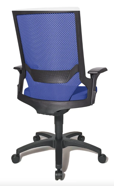TopStar Bürostuhl Autosyncron 1 mit Armlehnen Fußkreuz Schwarz AU100A / AU130A - Ansicht 3