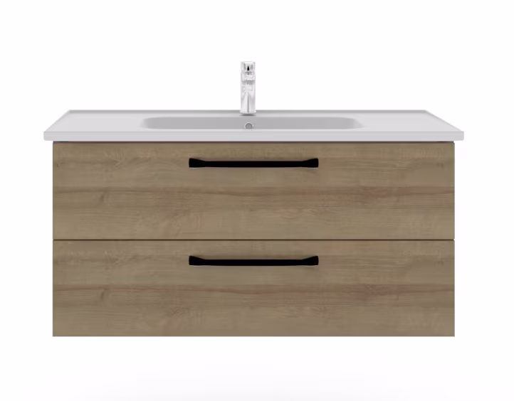 Pelipal TrenTino Badmöbel Set 107 cm breit - Spiegelschrank wählbar - Ansicht 9