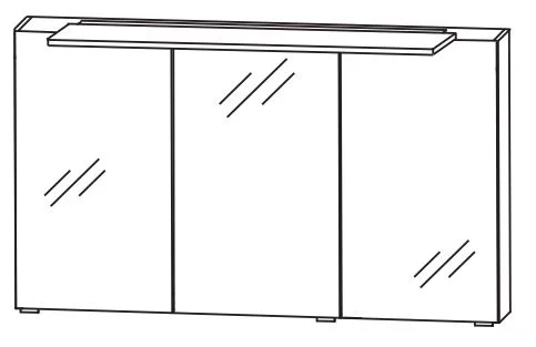 Puris Fresh Spiegelschrank 120 cm SET431205 - Ansicht 4
