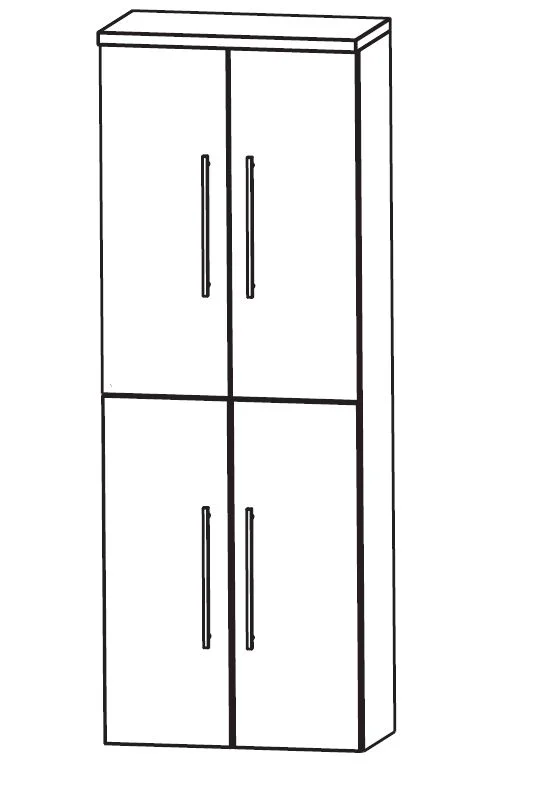 Puris Classic Line Hochschrank 60 cm HNA036A7 - Ansicht 2
