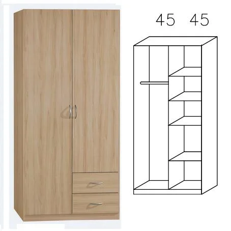 3736 Kombischrank, Breite 91 cm