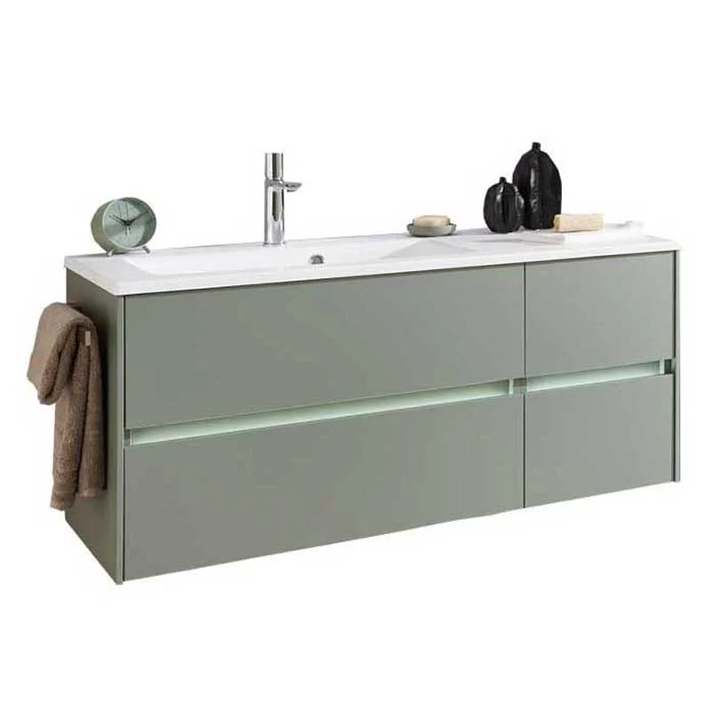 Pelipal 6010 Waschtisch-Set 113 cm 4 Auszüge - Links
