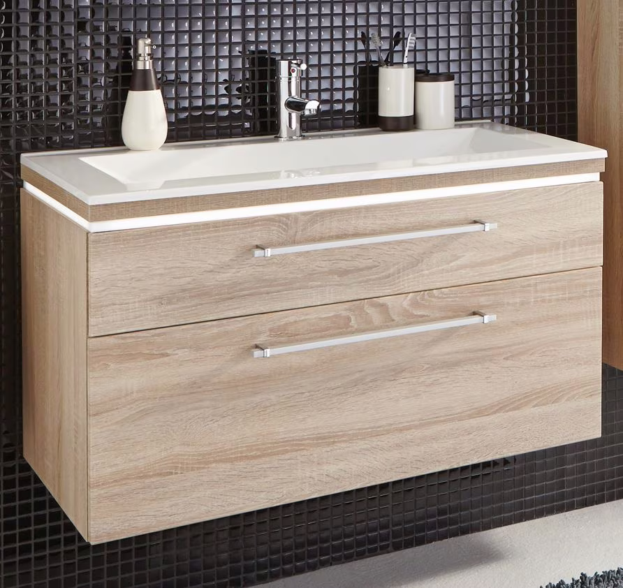 Puris Cool Line Badmöbelset 90 - mit Spiegelschrank Serie A - Ansicht 10