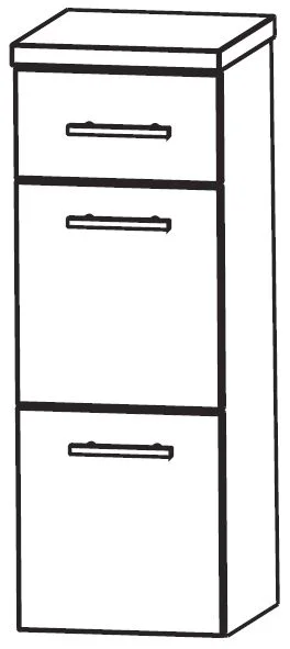 Puris Star Line Highboard 40 cm HBA564A7M - Ansicht 2