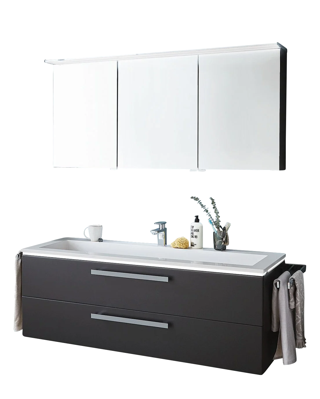 Puris Star Line Badmöbel Set 140 cm - Einzelwaschtisch - Set 2 - Ansicht 2