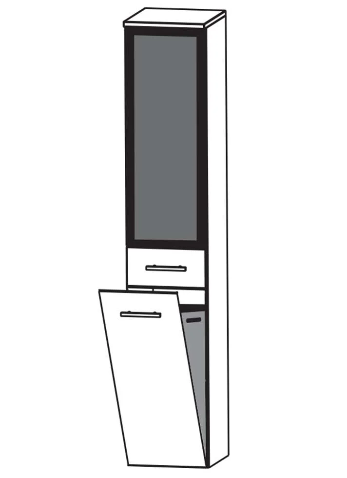 Puris Classic Line Hochschrank 30 cm HNA05322W - Ansicht 2