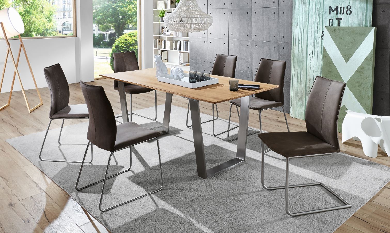 Niehoff Esstisch Oak-Edition mit Trapezkufe