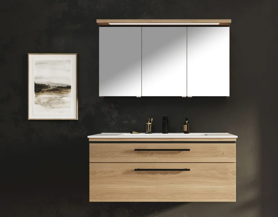 Puris Cool Line Konfigurator 120 cm - mit Doppelwaschtisch - Ansicht 7