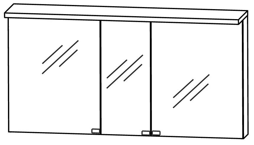 Puris Star Line Badmöbel Set 140 cm - Doppelwaschplatz - Ansicht 6