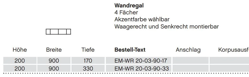 Pelipal Wandregal / Badablage 90 cm breit EM-WR 20-03-90