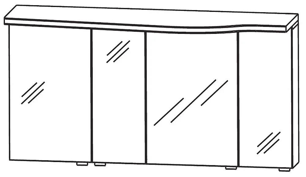 Spiegelschrank 120 cm SET40123L