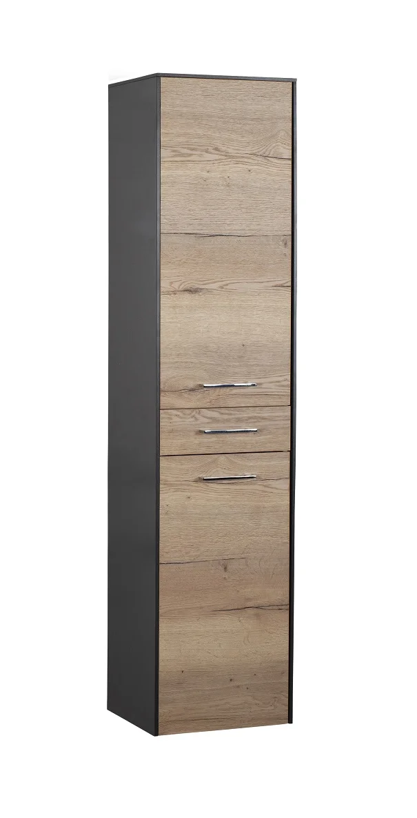 Marlin Bad 3400 - Hochschrank mit oder ohne Aufdopplungsseiten