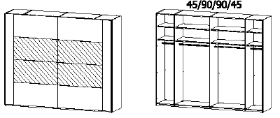 Breite 271 cm
