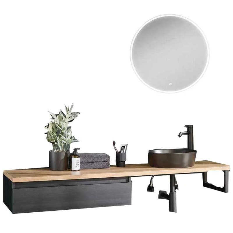 Puris Vialli Badmöbel Set 160 cm breit - Becken rechts