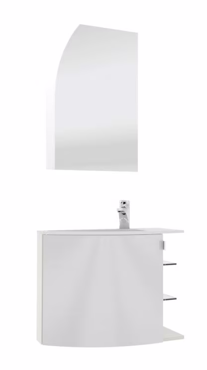 Marlin Gästebad 3010.7 Badmöbel Set 60 cm breit