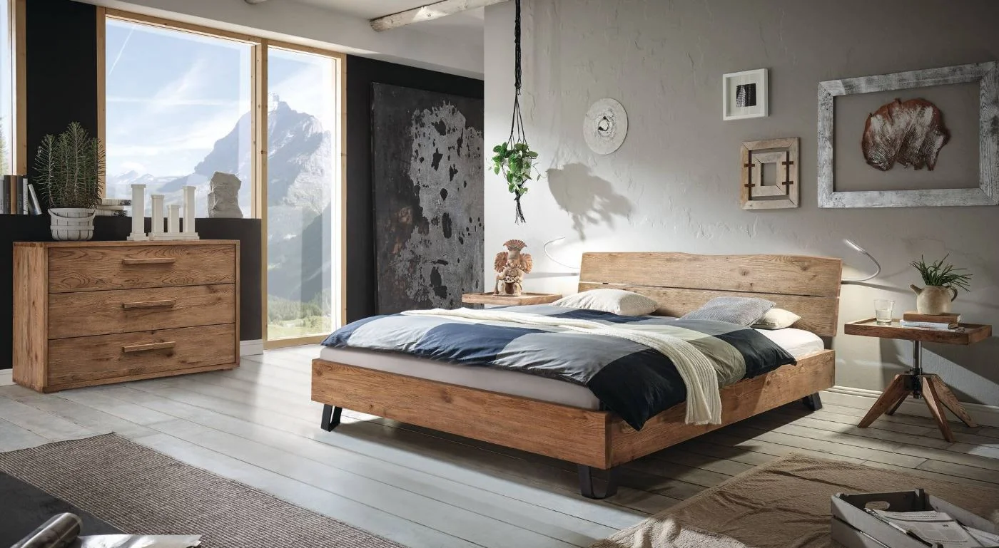 Hasena Oak-Wild Vintage Cadro 18 - Jeno Füße - Naturo L Kopfteil - Ansicht 2