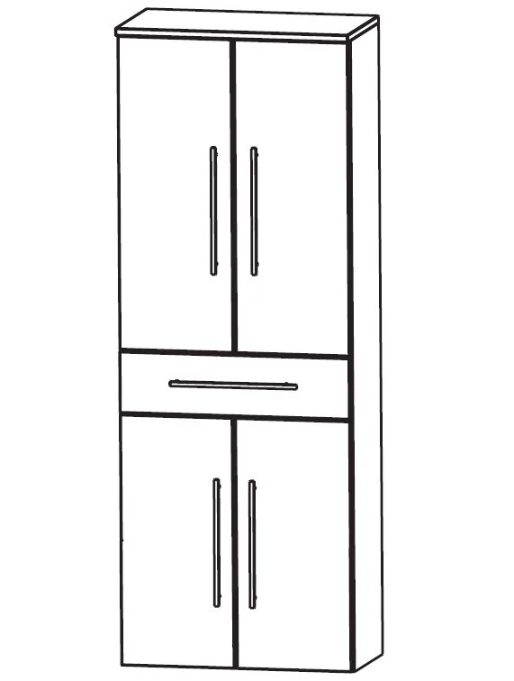 Puris Classic Line Hochschrank 60 cm HNA056A7M - Ansicht 2