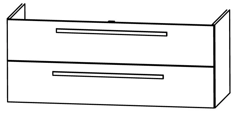Puris Star Line Bad-Konfigurator 120 cm - Glaswaschtisch - Ansicht 4