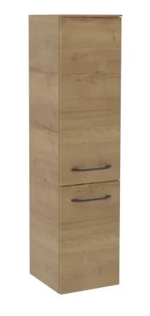 MCT523033 Midischrank, 2 Drehtüren, 3 Glasböden, mit Abdeckplatte - Maße: 121x30x17 cm
