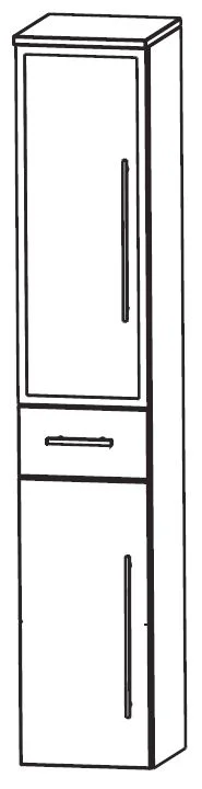 Puris WoW Hochschrank 30 cm HNA053B