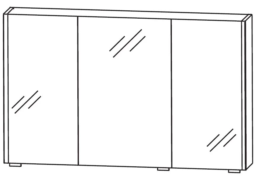Puris Fresh Spiegelschrank 120 cm S2A431279 - Ansicht 3