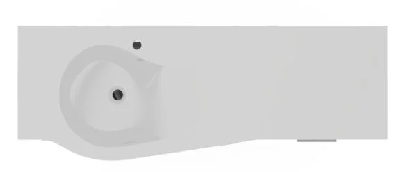 Puris Swing Badmöbelset 140 cm - Becken rechts oder links - Ansicht 6