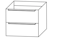 Puris Aspekt Waschtisch mit Unterschrank - 60 cm breit - Ansicht 4